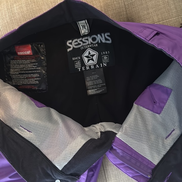 Sessions Zero Shell Snow Pants Purple Women’s Sz M - Picture 11 of 12